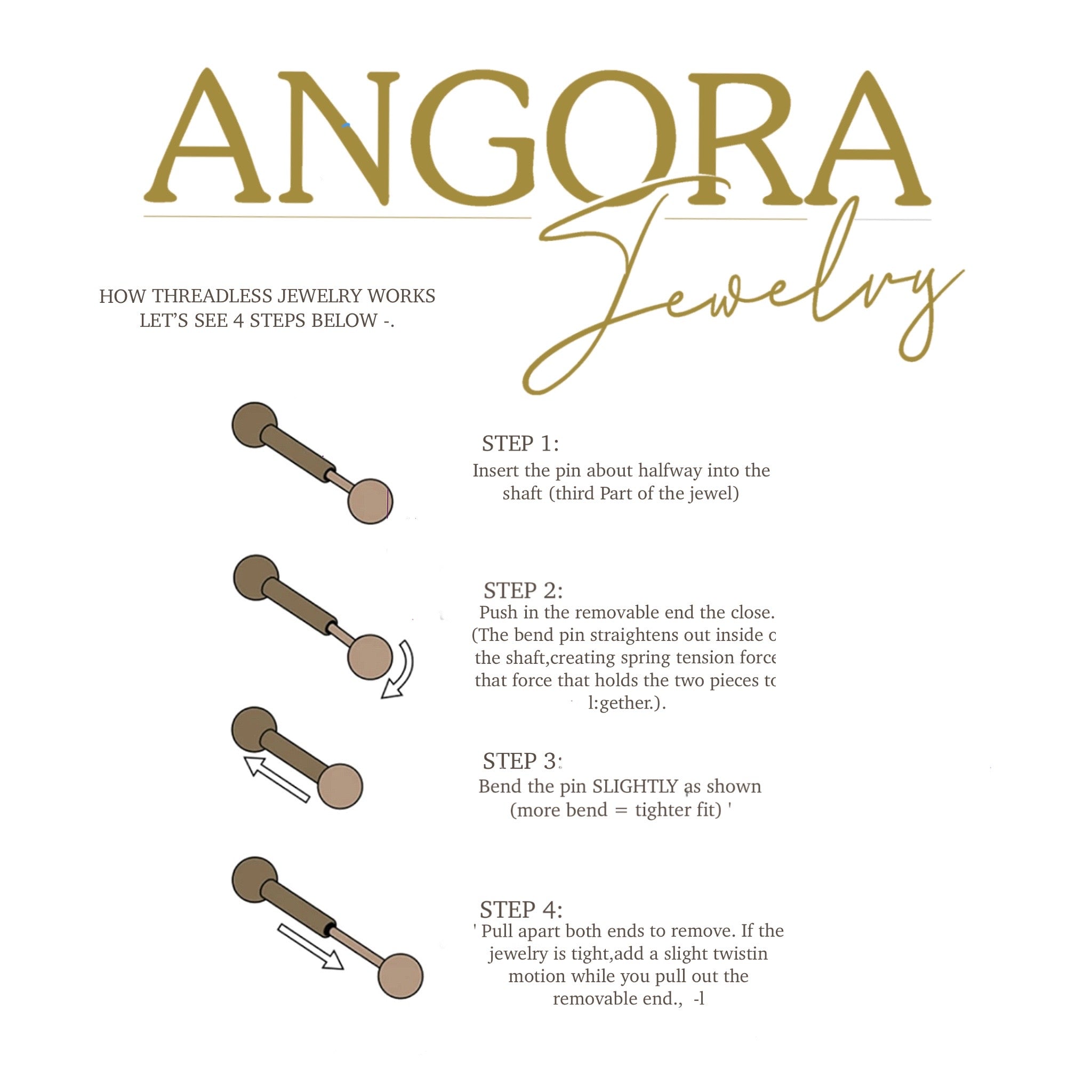 Push Pin Labret Big Back