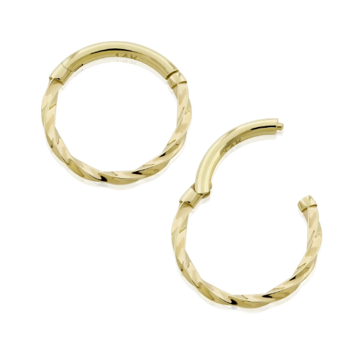 Clicker Cuerda de oro macizo de 14k