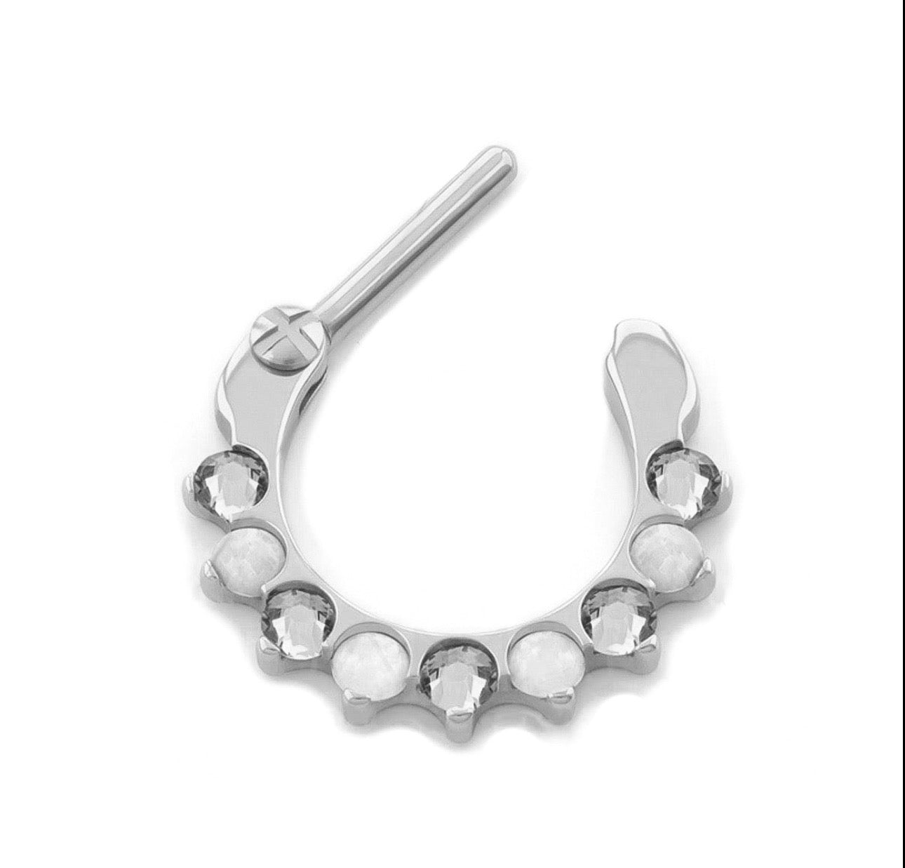 Septum con Circonitas y Ópalos