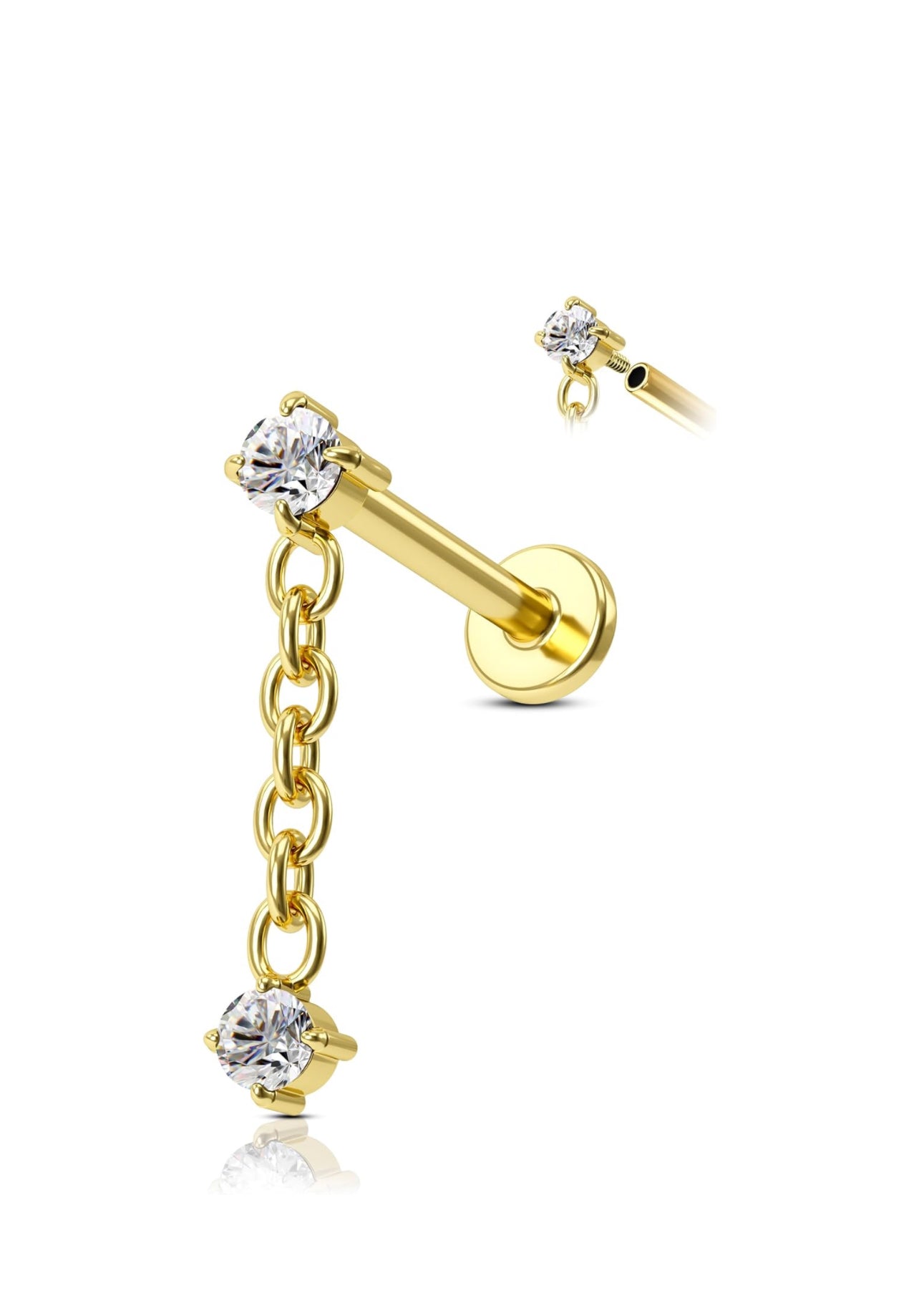 Disc cabochon pendat