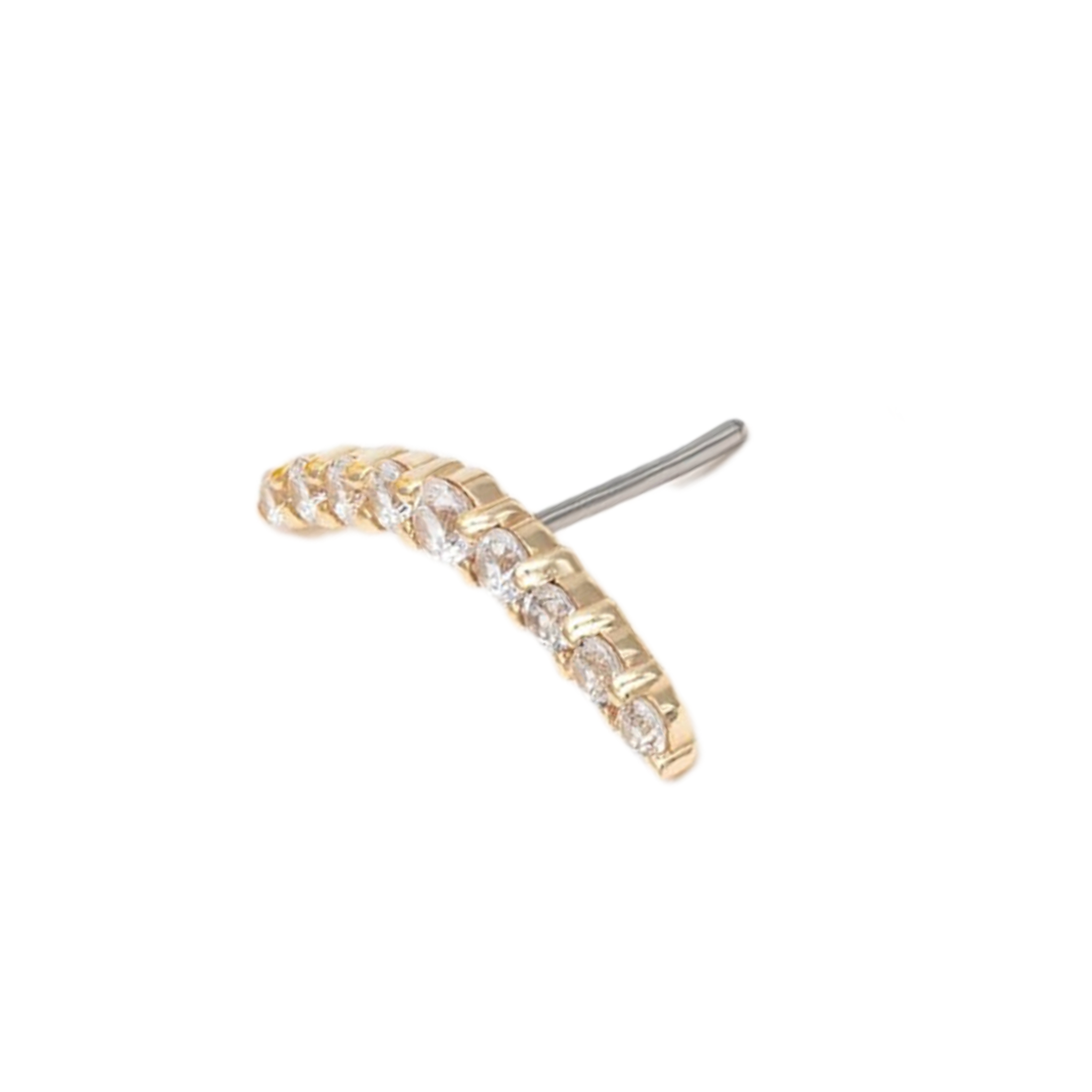Cluster mini 14k Gold luxury piercing jewelry