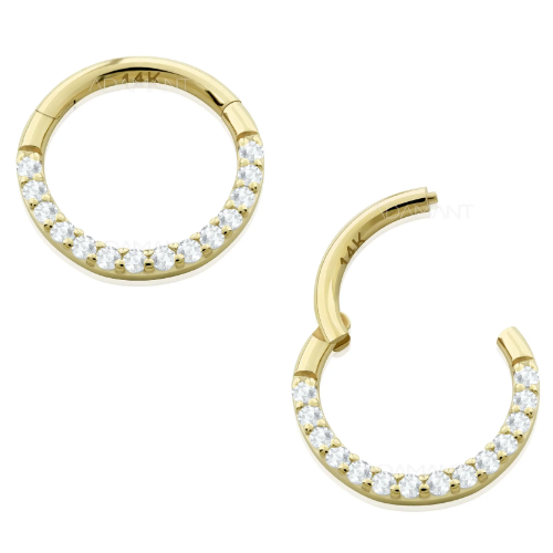 Clicker Front Multijoyas Oro sólido de 14k