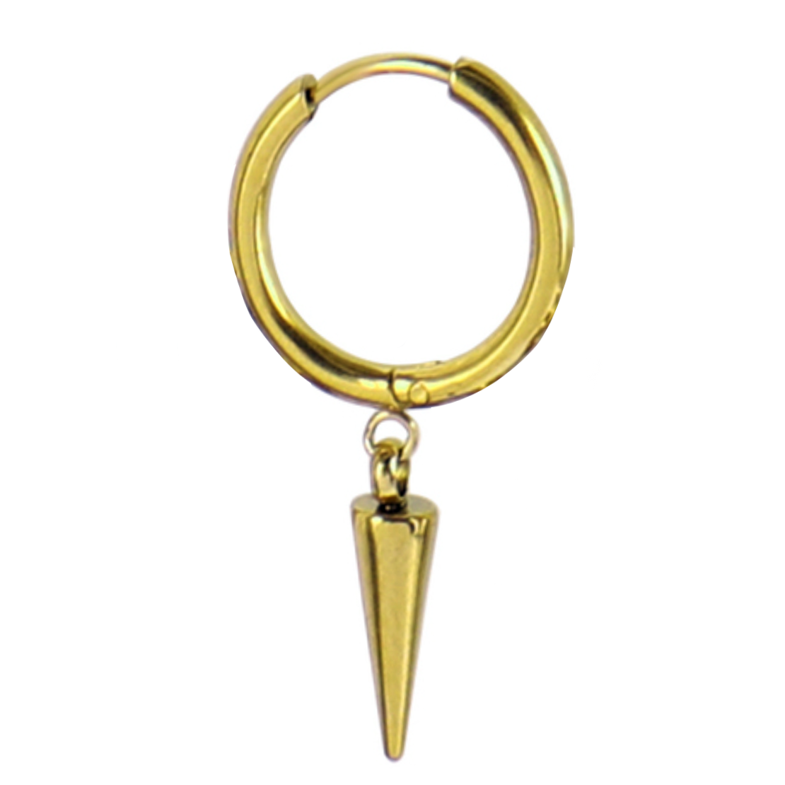 Clicker Hanger Spike Oro macizo de 14k