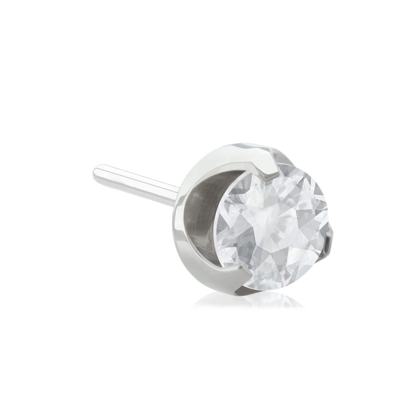 Push Pin Flat Prong Zirconia