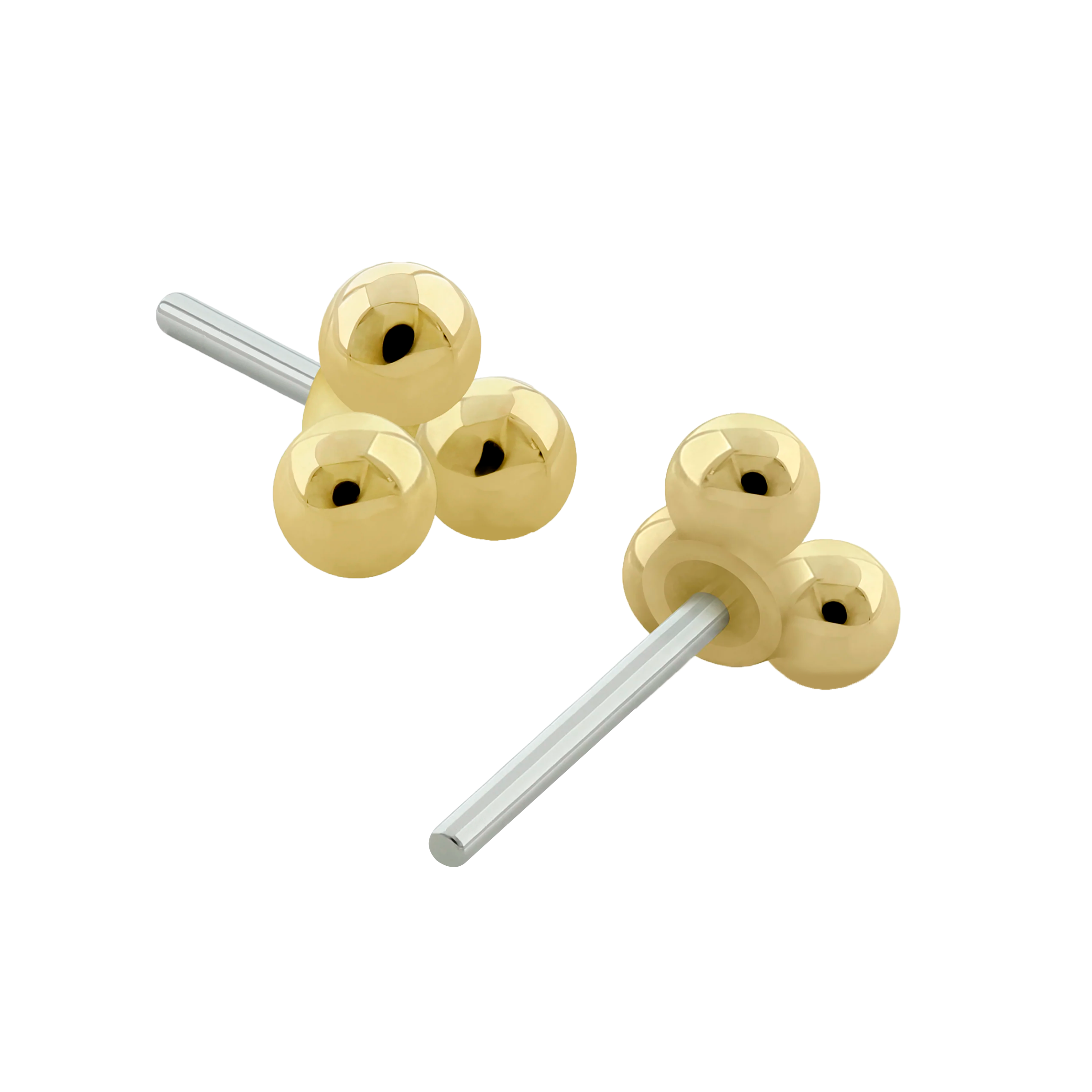 Prendedor Quimbaya de oro macizo de 14k