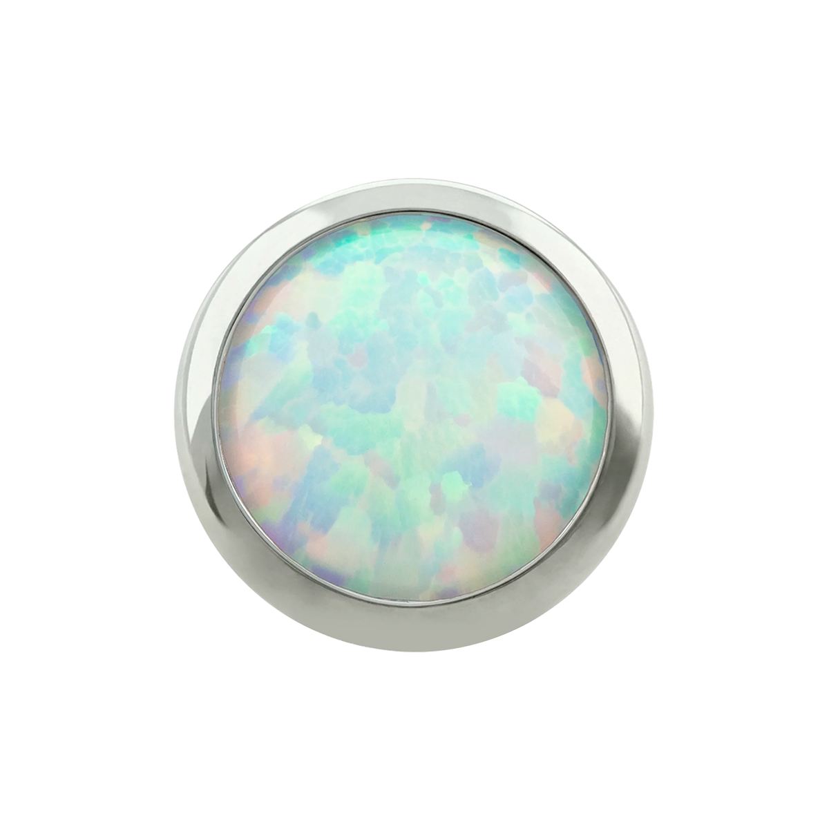 Flat Opal Disc 14G