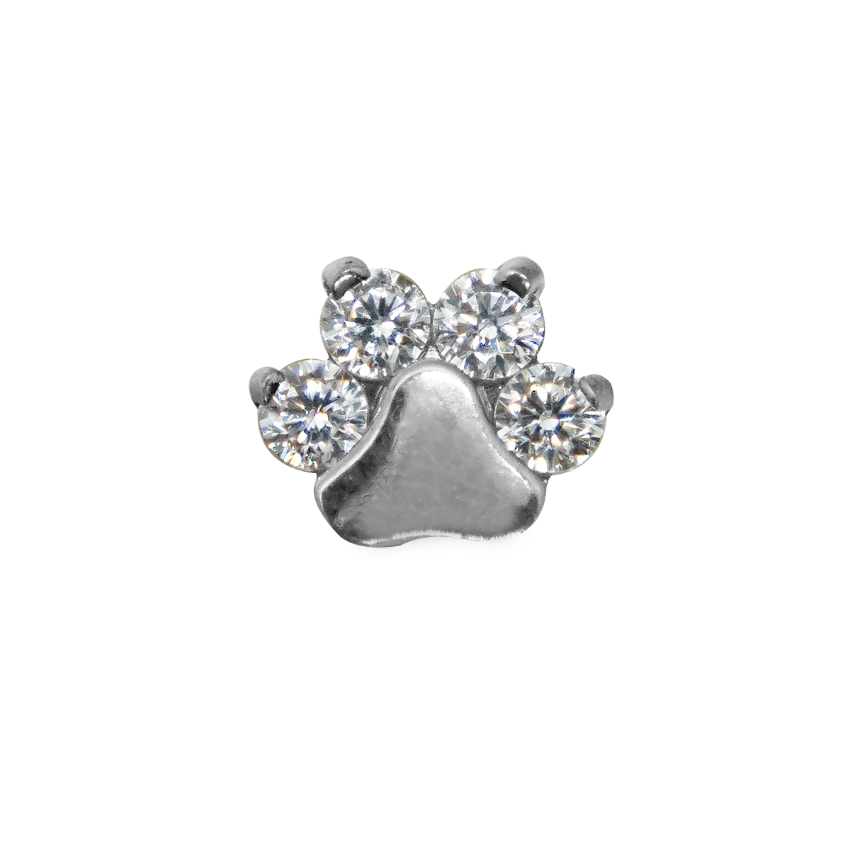 Mini Dog Paw Zircons