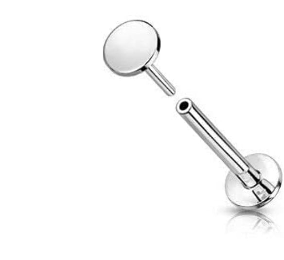 Push Pin Flat Zirconia Disc