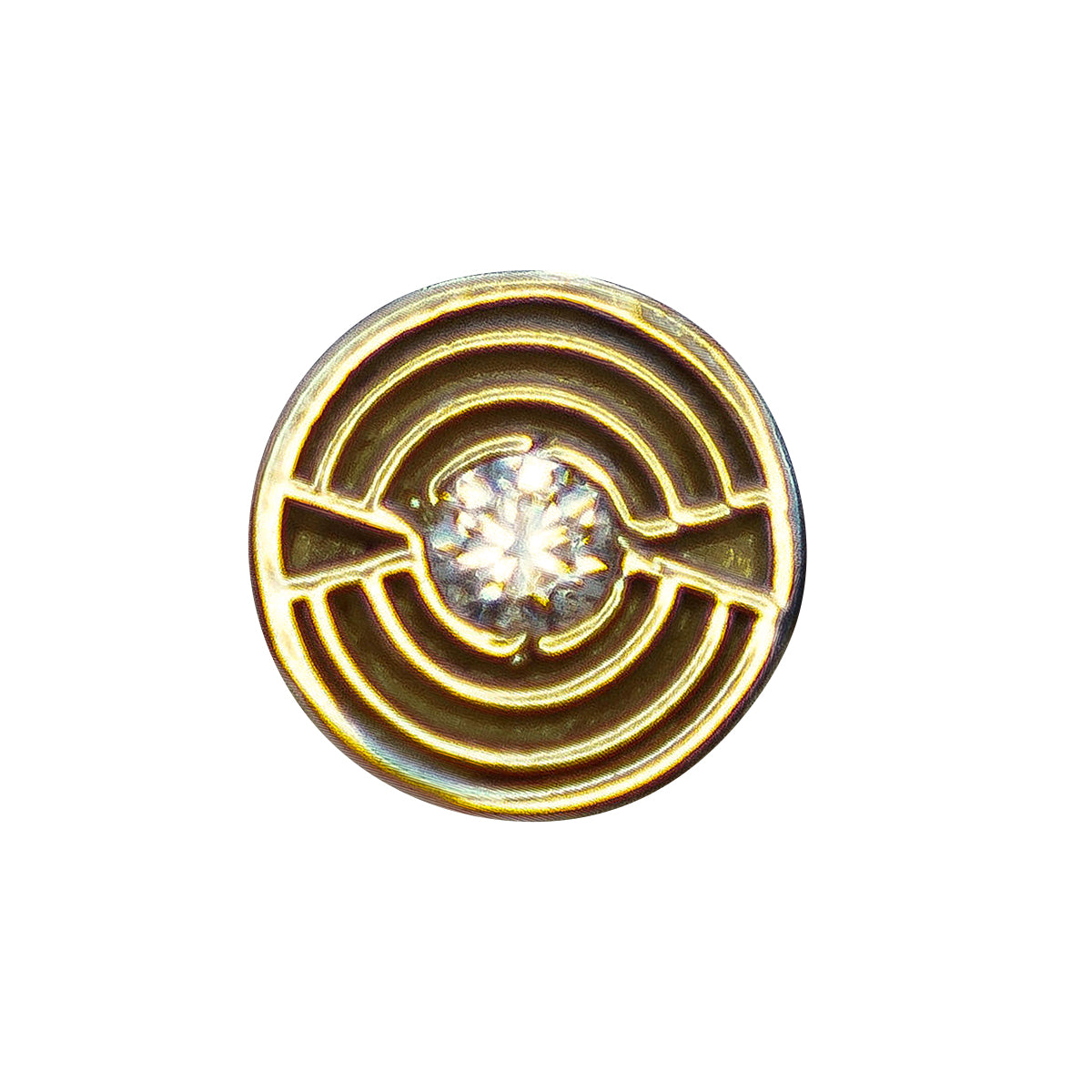 Tierra Top Oro sólido de 14k