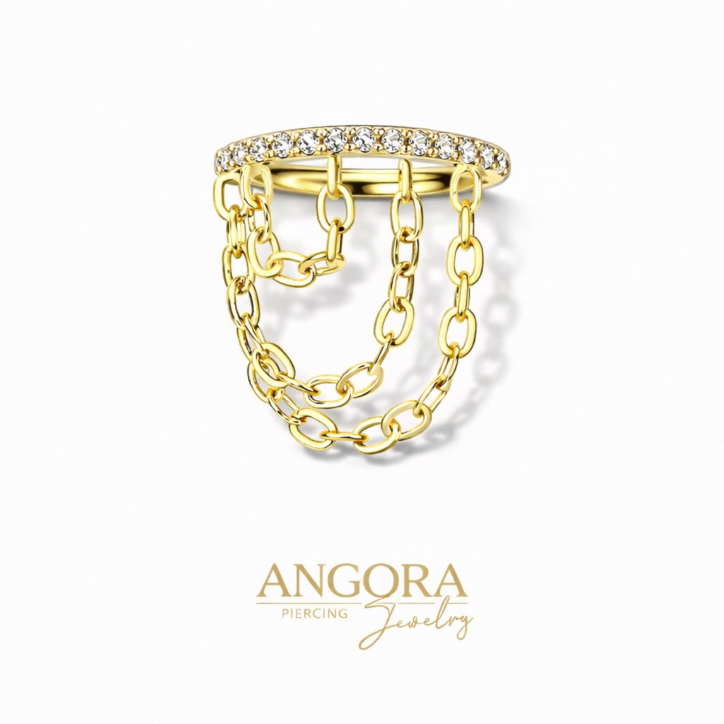 Kiara-Aro with zircon and three chains