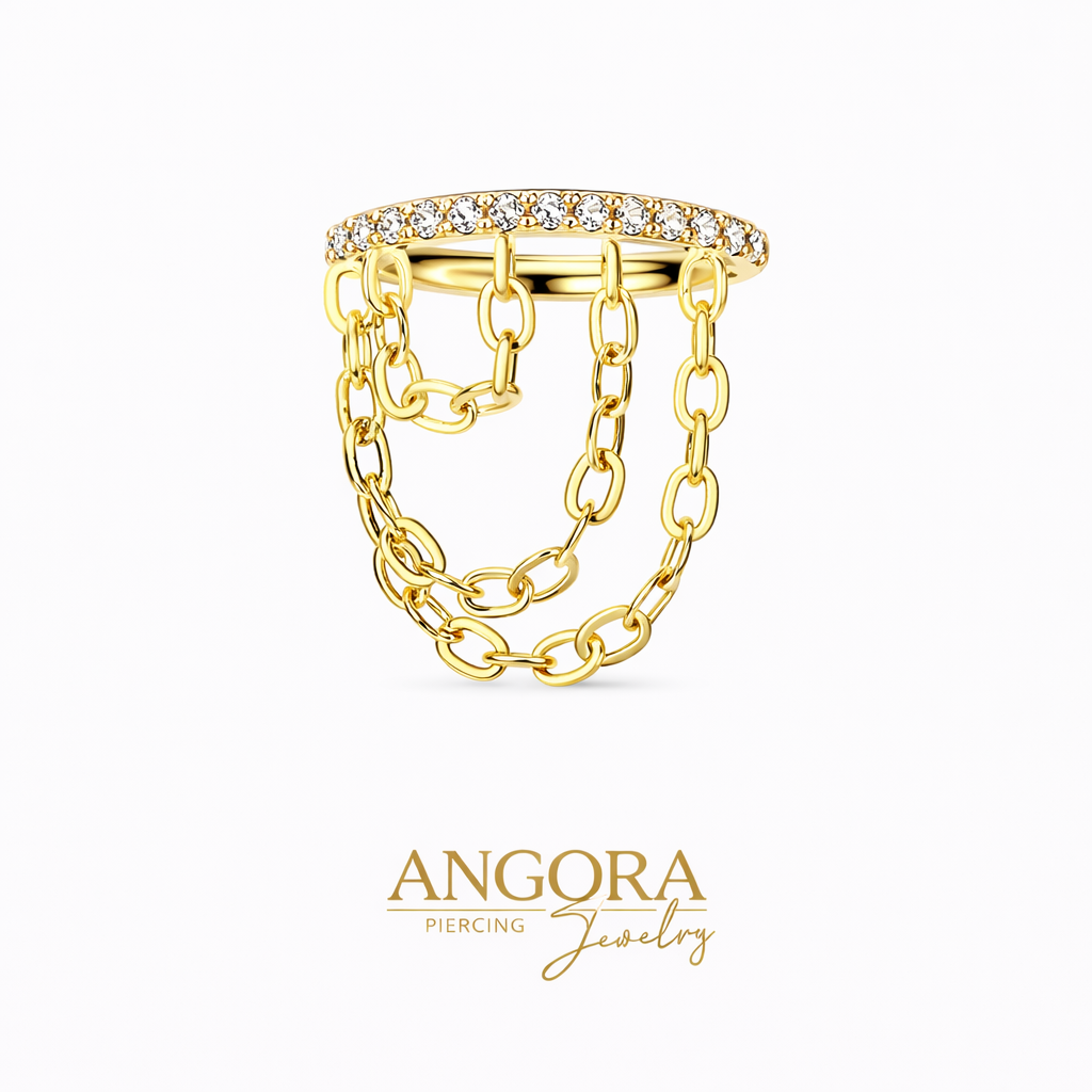 Kiara-Aro with zircon and three chains