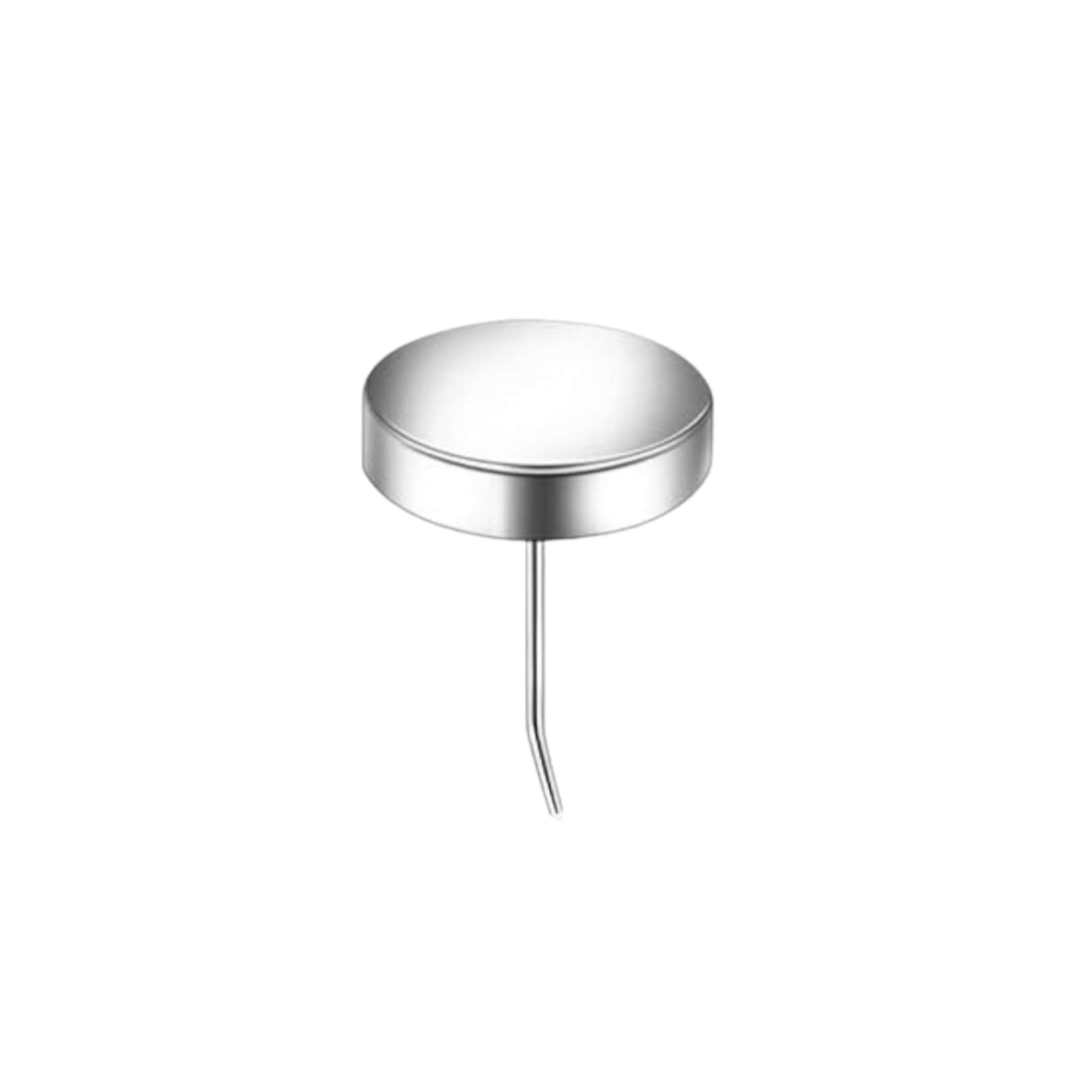 Flat disc push pin