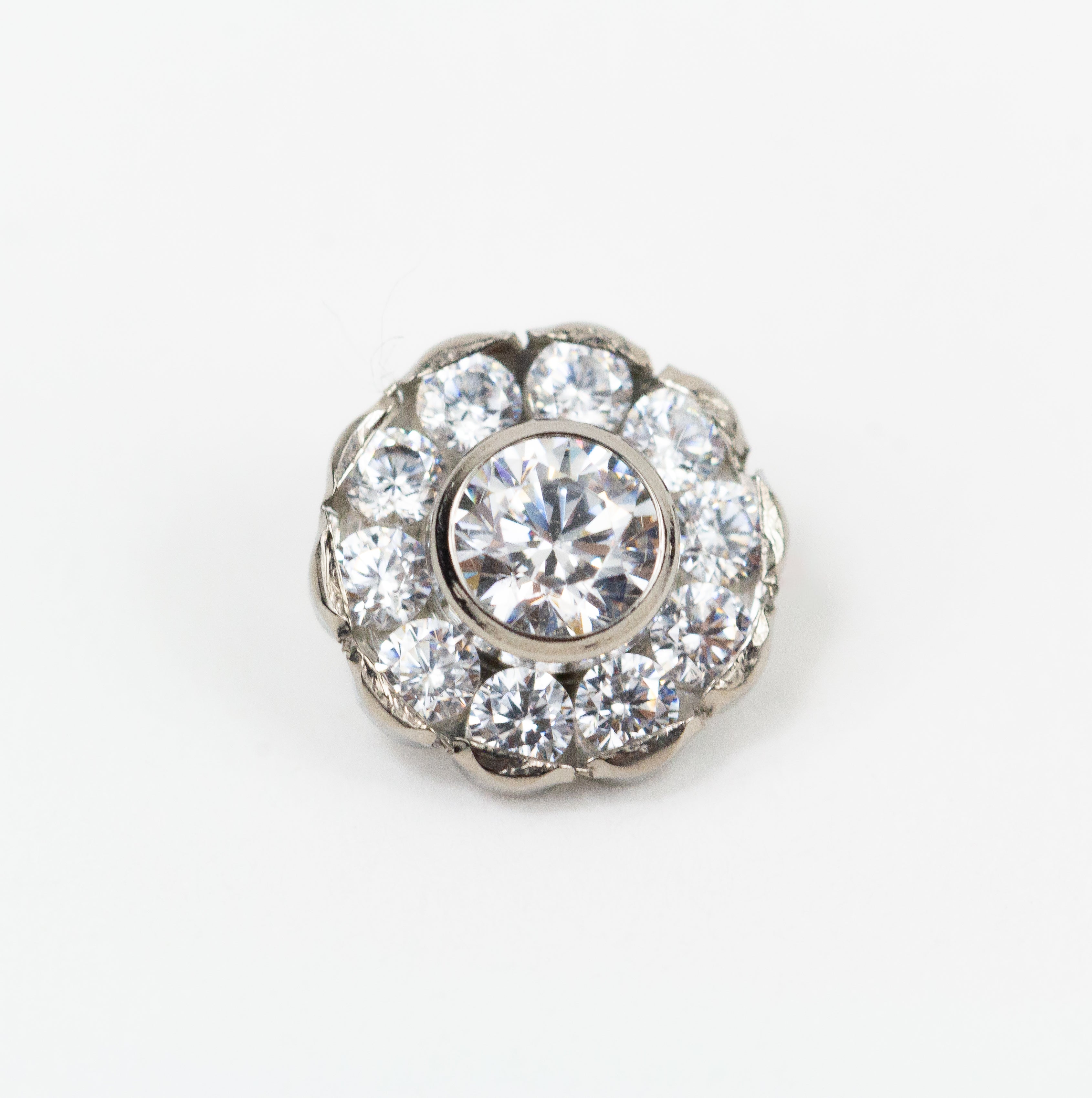 Girasol Flor Zirconia 