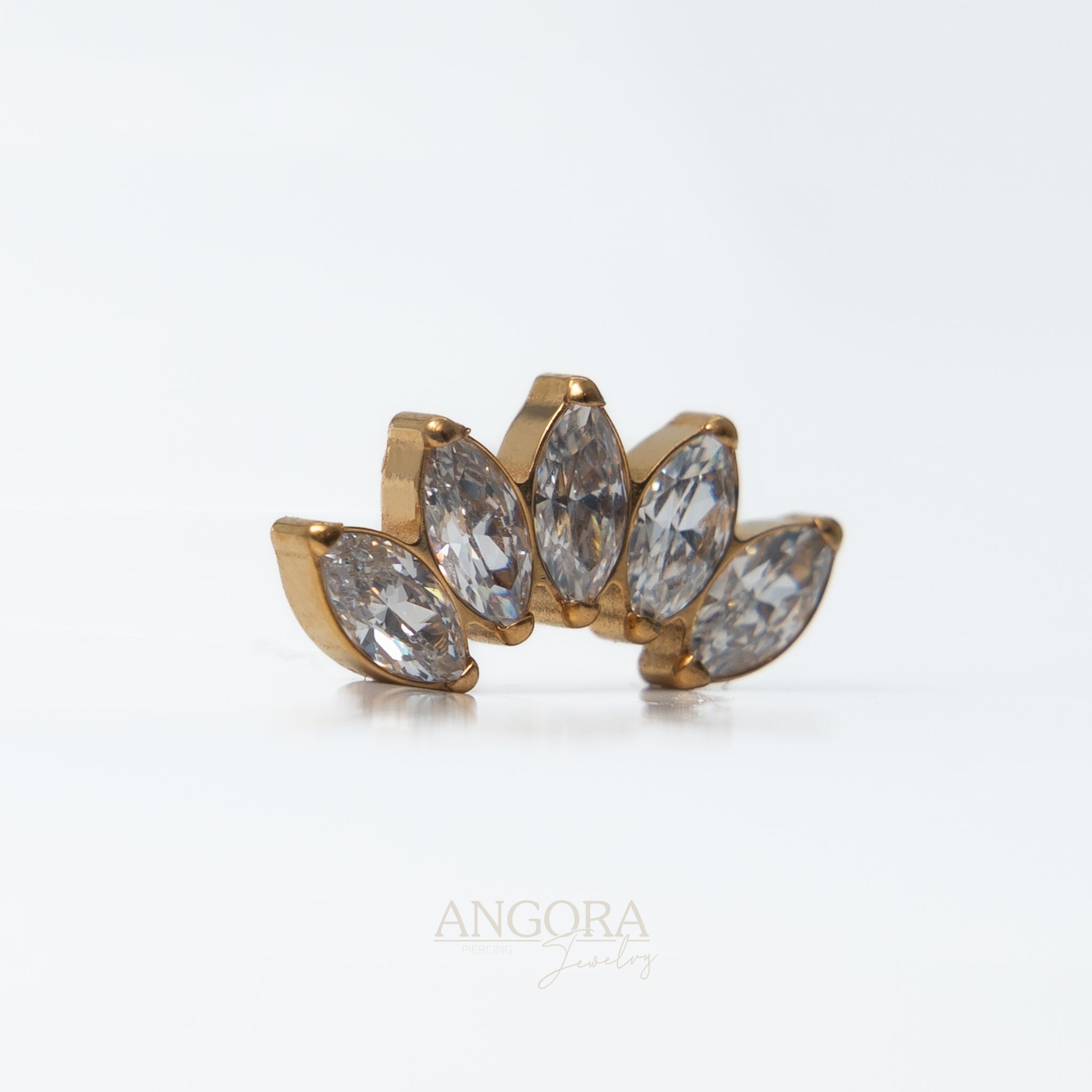 Cluster marquise five flower deluxe