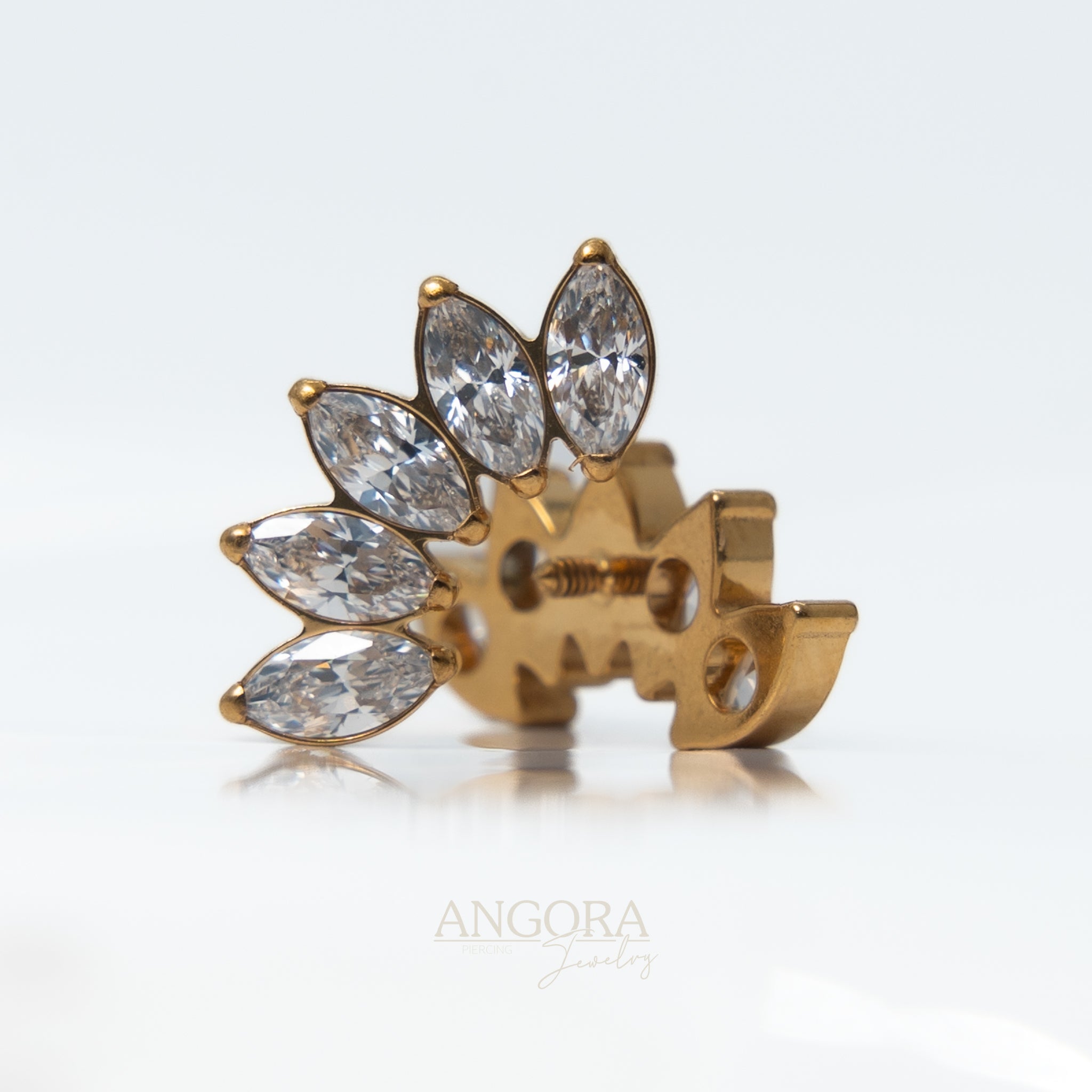 Cluster marquise five flower deluxe