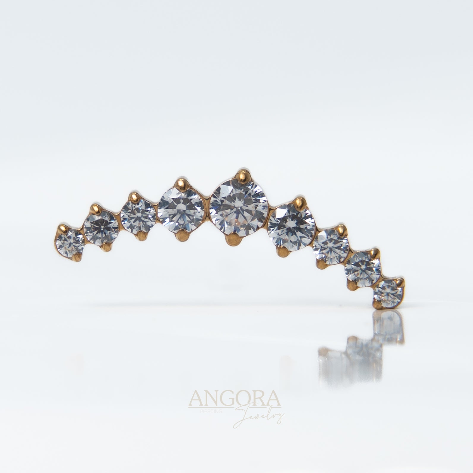 Cluster nine zircons deluxe