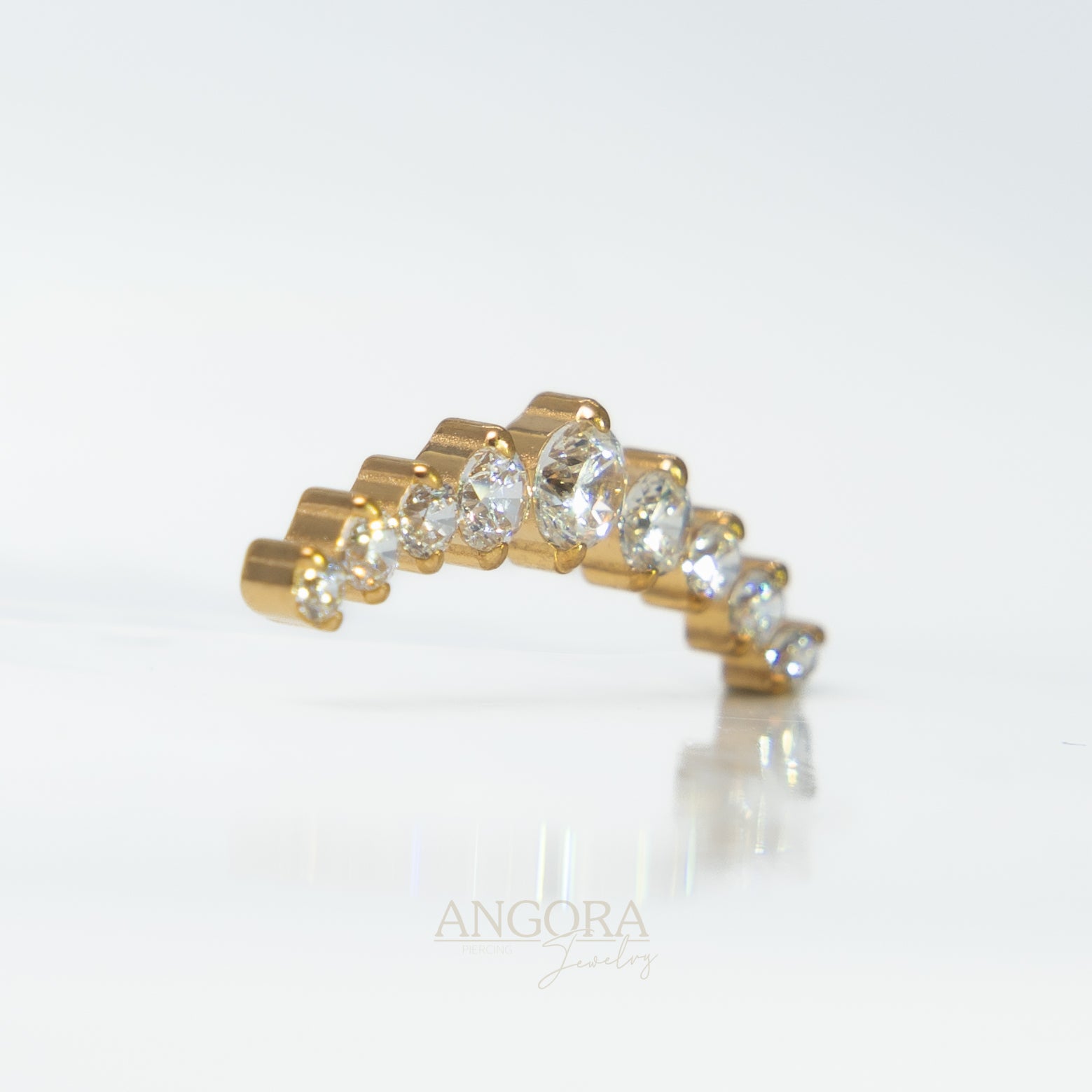 Cluster nine zircons deluxe