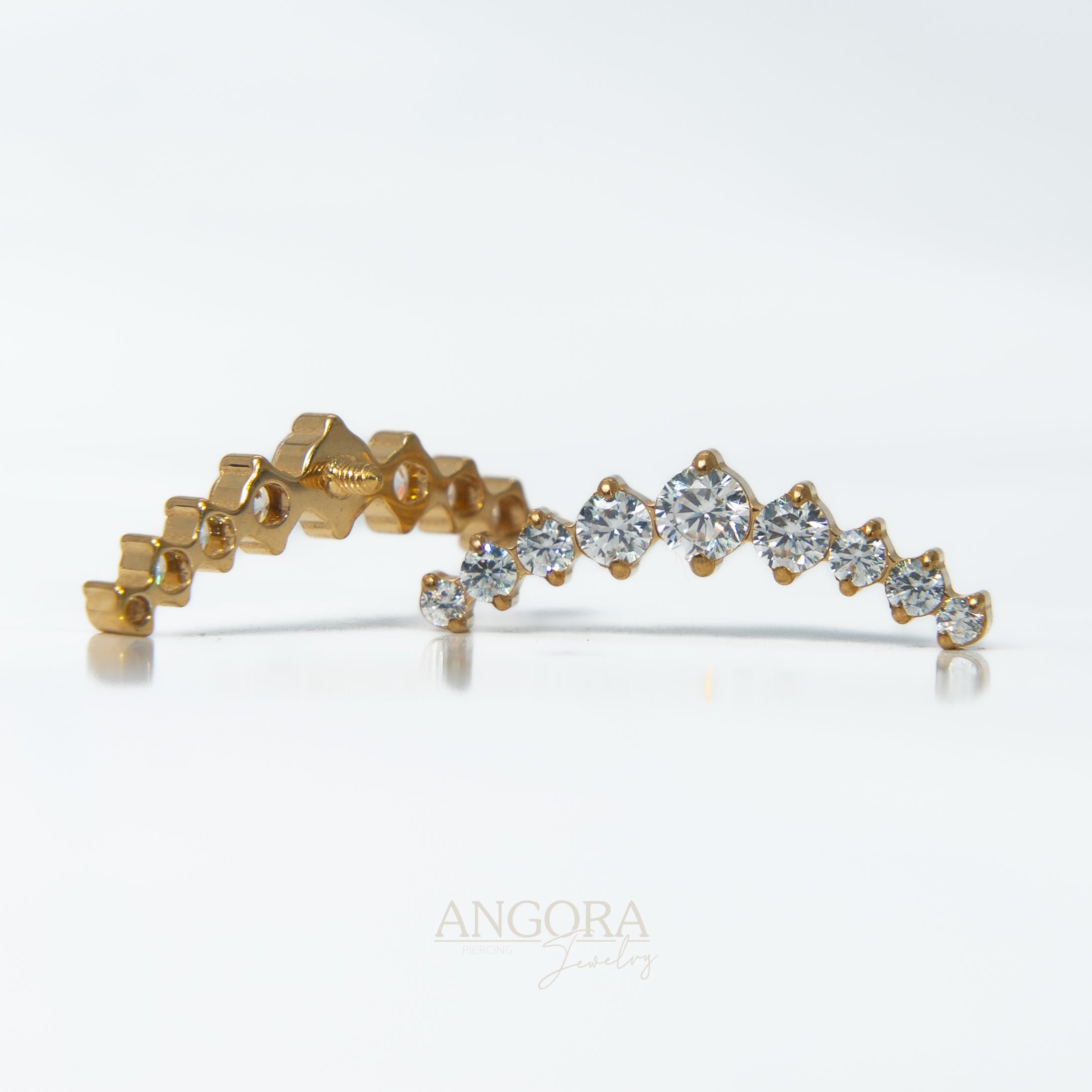 Cluster nine zircons deluxe