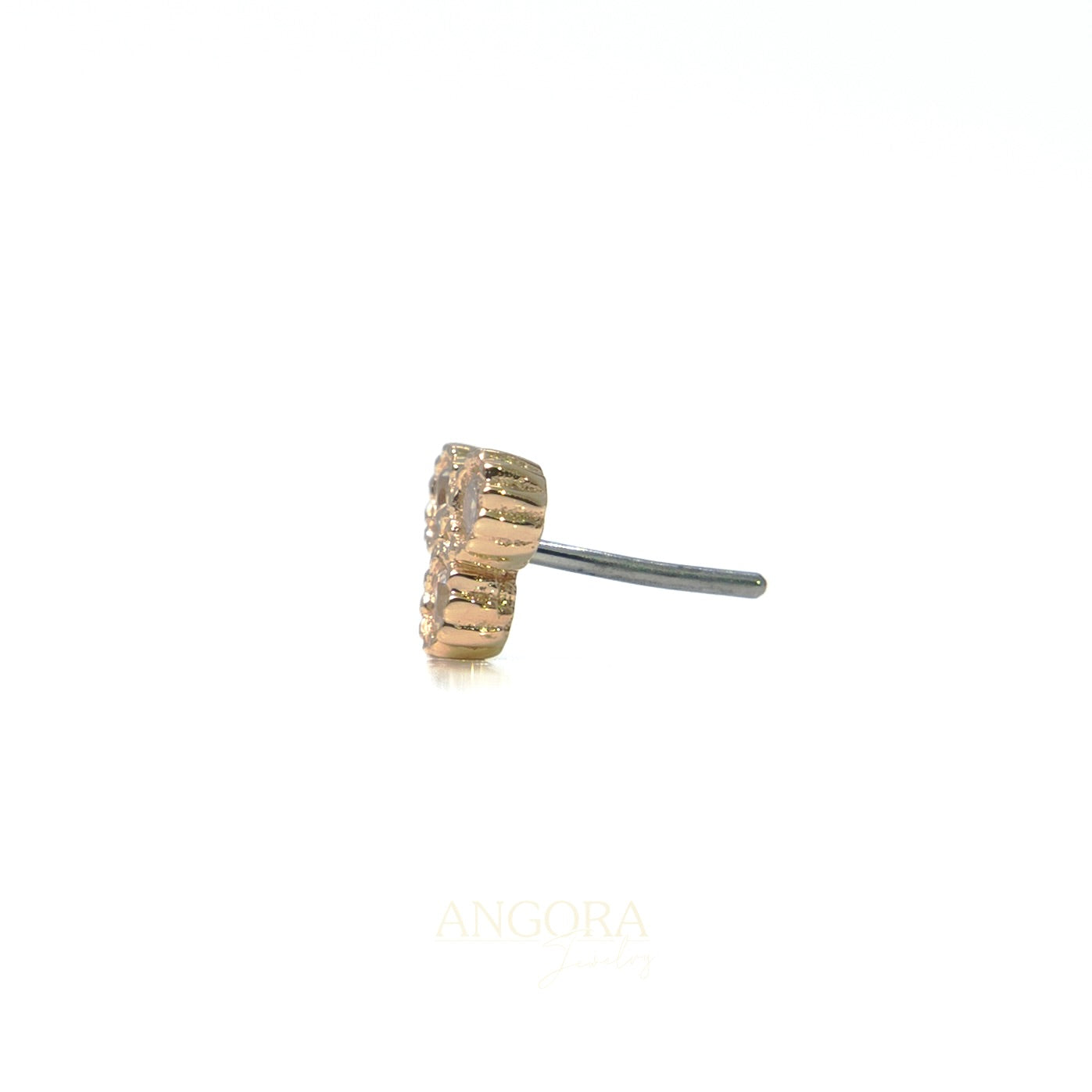 Trinity My Sun, Little Summer Push Pin solid gold 14k