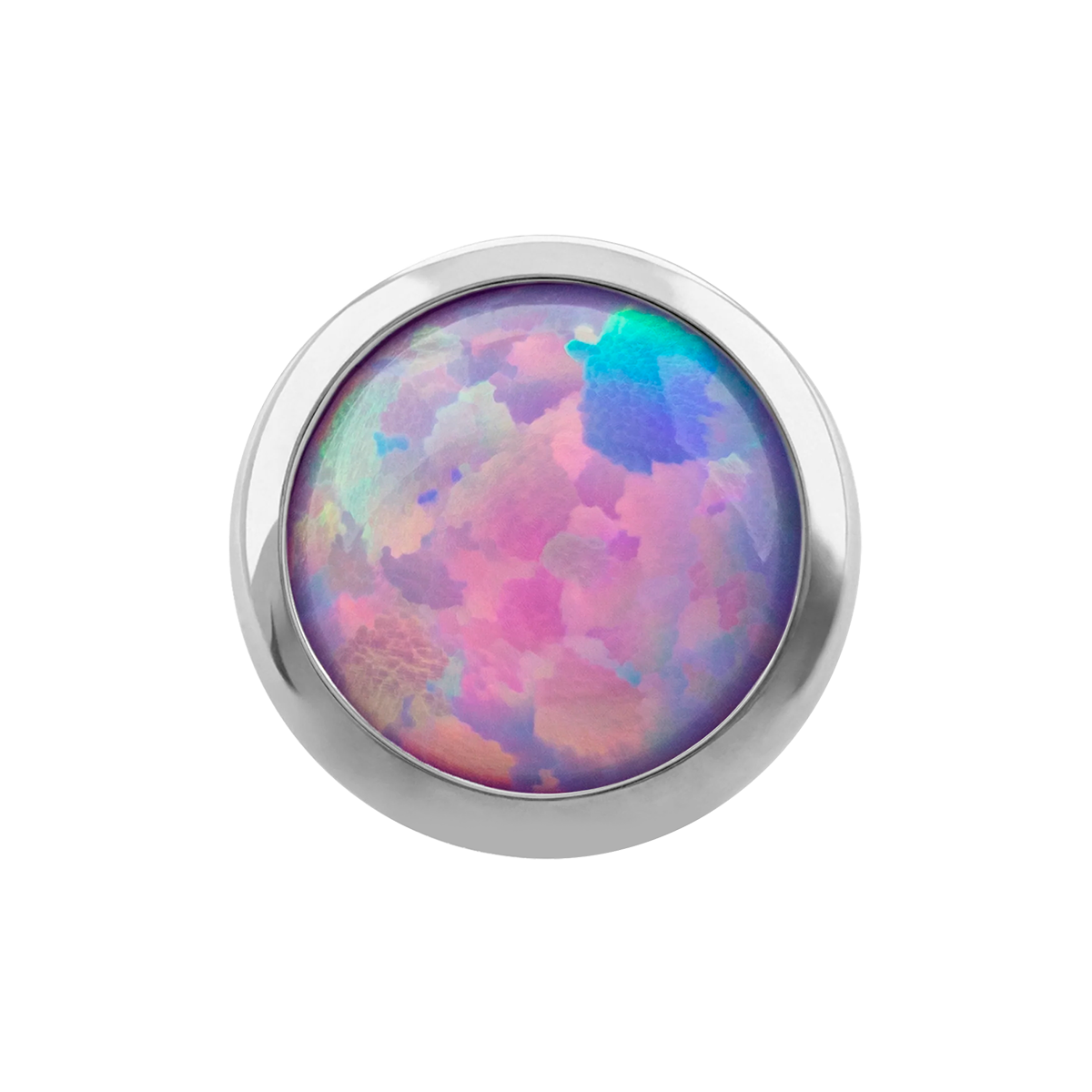 Flat Opal Disc 14G